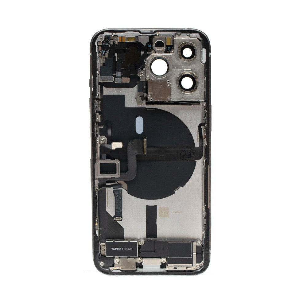 Rear Housing with Full Set Parts for iPhone 13 Pro-Silver (Purple) Rear Housing with Full Set Parts for iPhone 13 Pro-Silver (Purple)